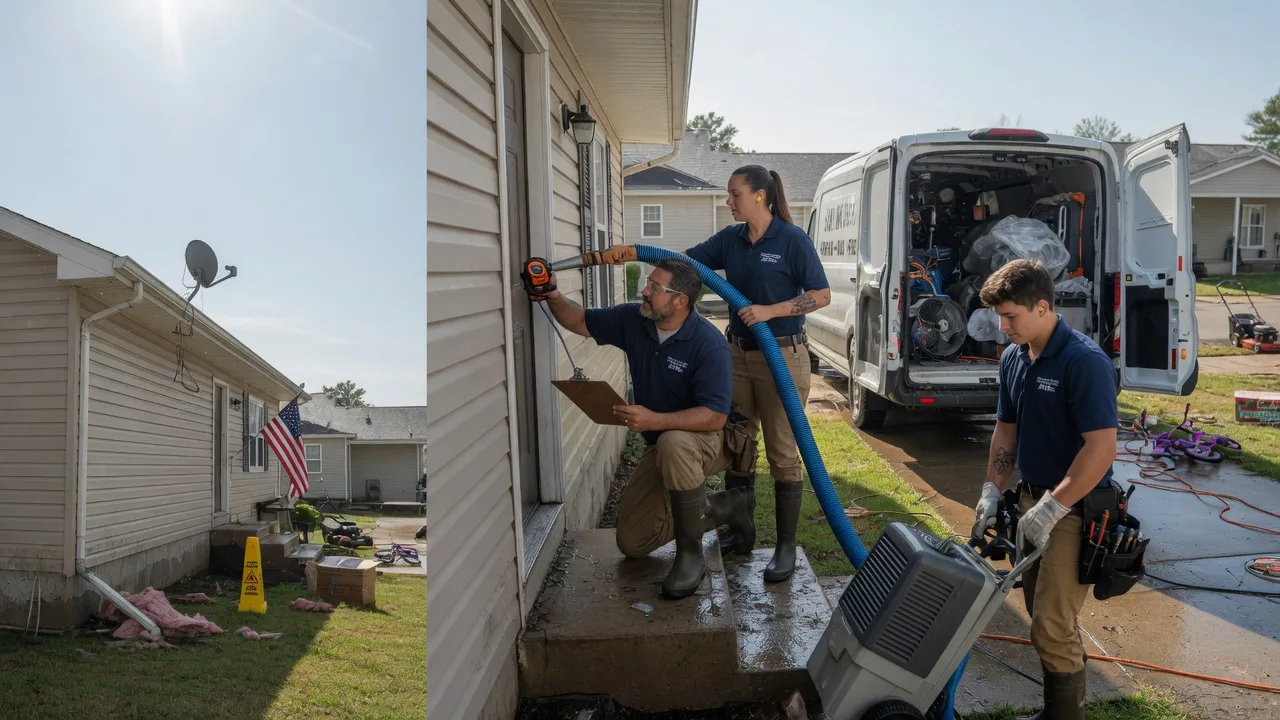 Ceiling Water Damage Restoration in Center, NE near me